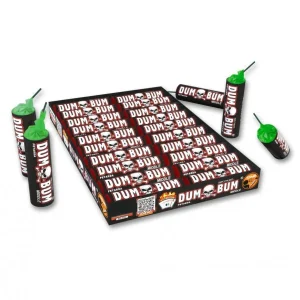 20 x Pyro pétard DUM BUM fumée verte